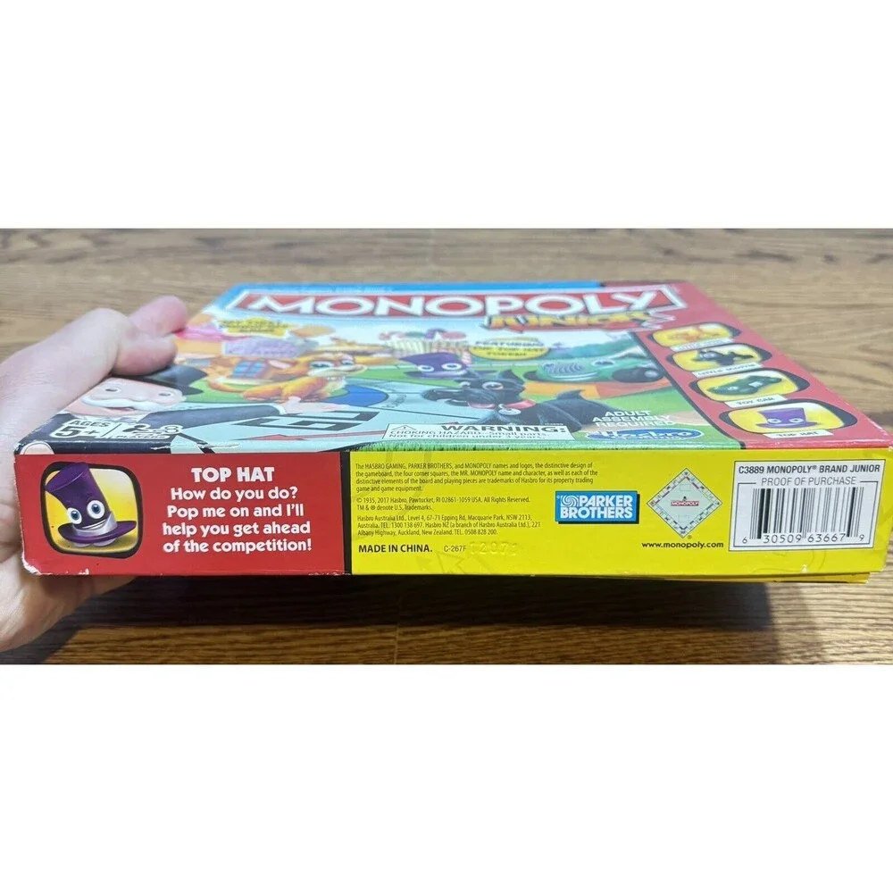 Monopoly‎ Junior Board Game My First Monopoly Game Ages 5+ Hasbro 2017